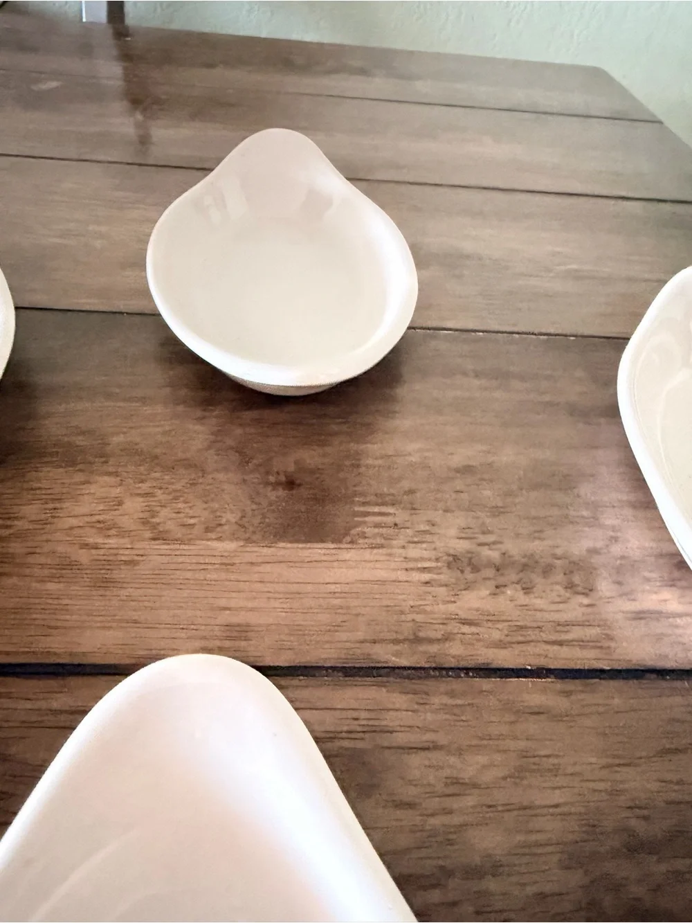 Set of 4 Vintage Hall China #520 White Oval Au Gratin Baking Dishes USA